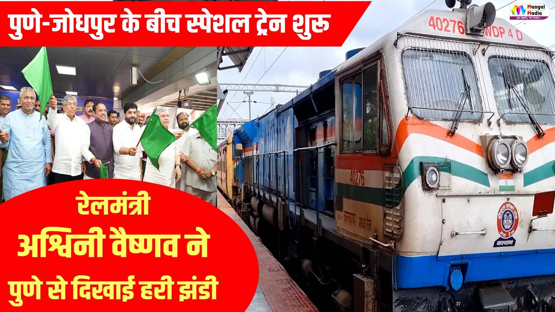Pune to Jodhpur new train