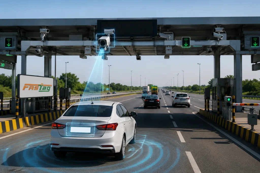 How a Barrier-Free Toll Plaza Works