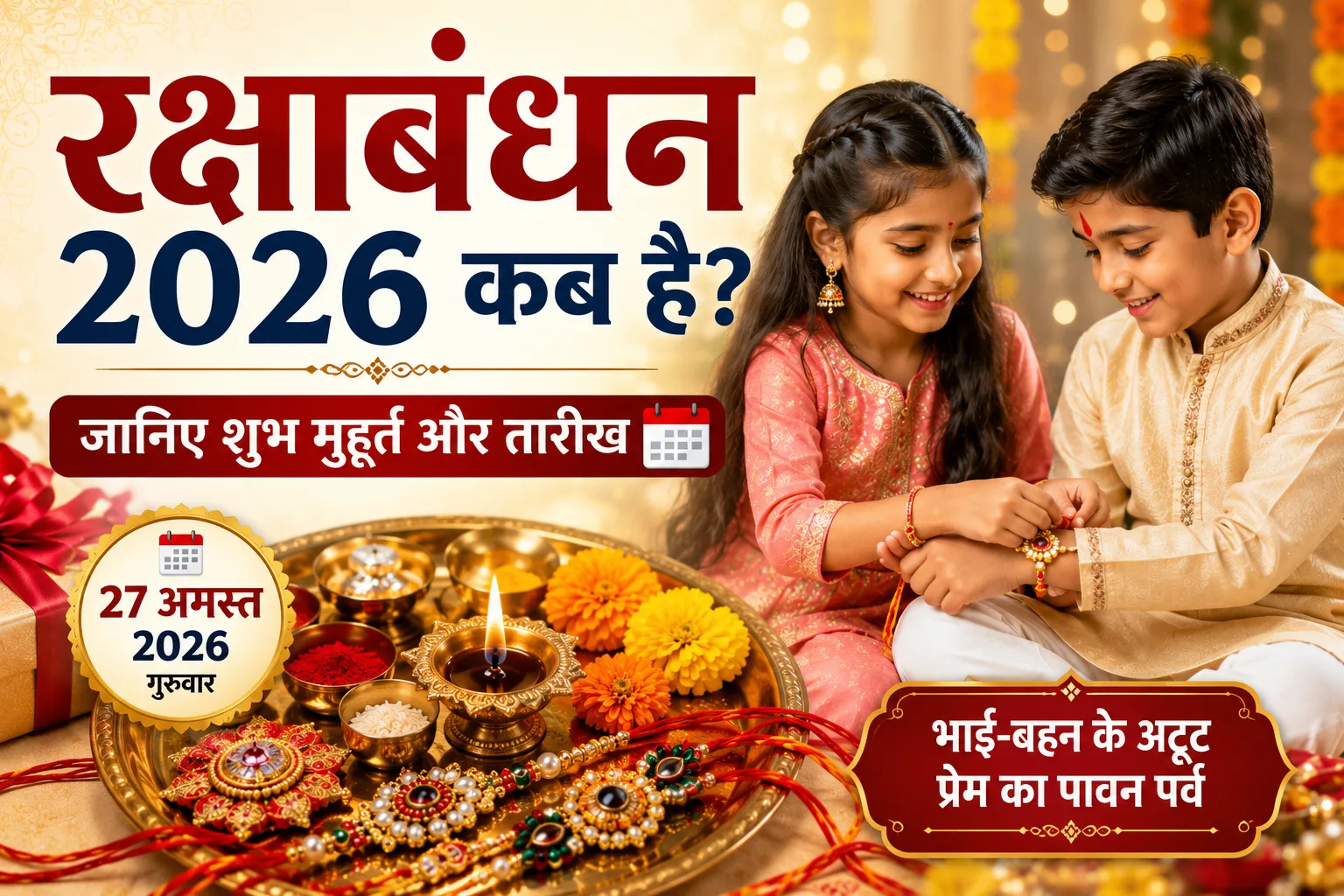 Raksha Bandhan Kab Hai 2026 me