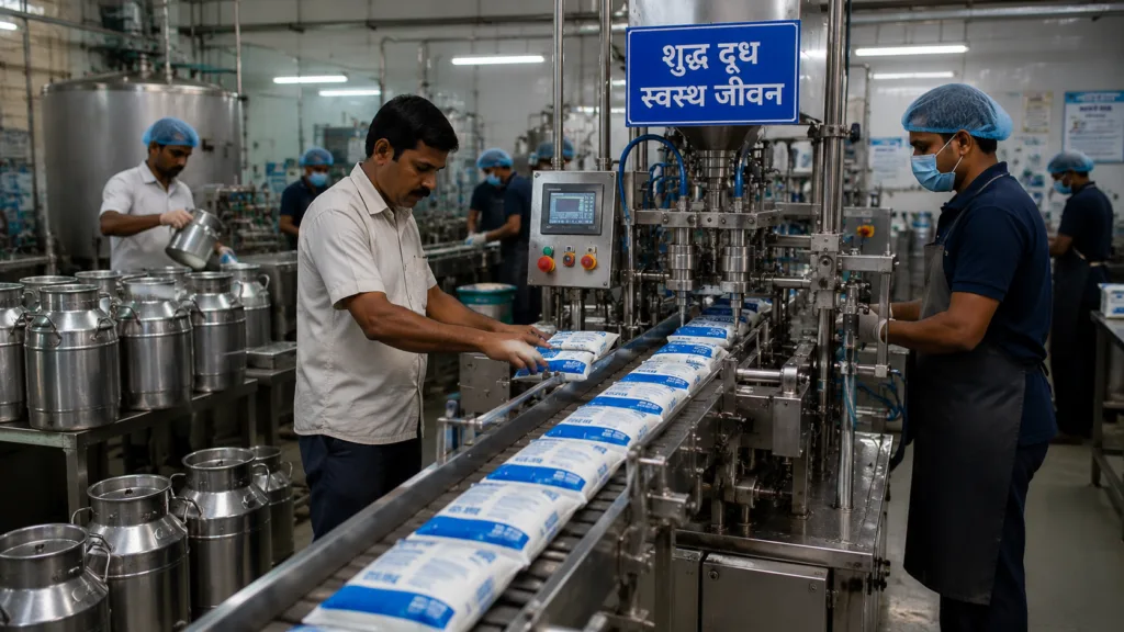 Milk Packaging Unit Modern Milk Packaging Plant Maharashtra