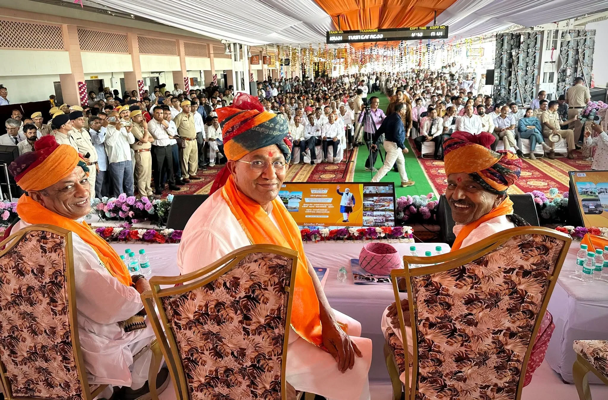 Inauguration of Somesar Railway Station