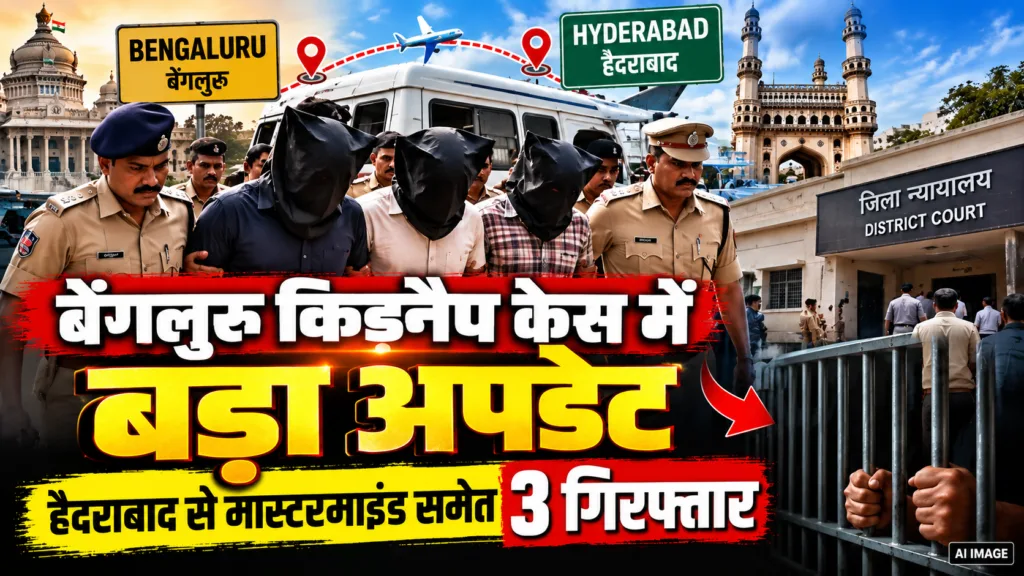 बेंगलुरु दसरहल्ली किडनैप केस में राजस्थान कनेक्शन और कार हादसा